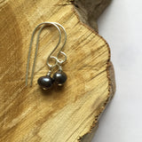 Purple Pearl Earrings