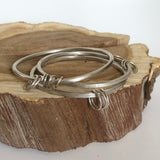 Sterling Silver Bangle Bracelets with Sliders