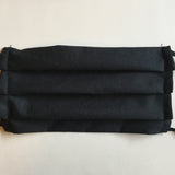 Black Cotton Face Mask - Adult