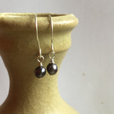 Purple Pearl Earrings