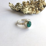 Kingman Turquoise Stacking Ring - size 5