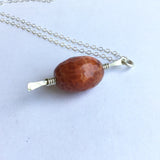 Dragon’s Blood Agate Necklace
