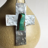 Mojave Turquoise Cross Necklace