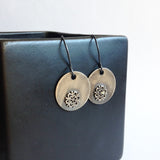 Snowflake Earrings - Sterling Silver