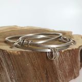 Sterling Silver Bangle Bracelets with Sliders