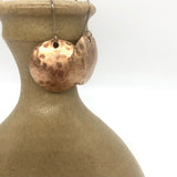 Domed Bronze Earrings