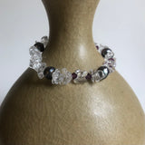 RESERVED - Butterfly with Pearls Stretch Bracelet