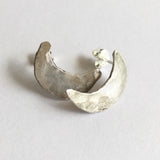 Sterling Silver Crescent Moon Earrings