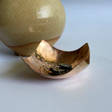 Square Hammered Bronze Trinket Dish