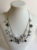 Black and White Zebra Statement Necklace