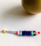 Kandi Bracelet and Wormie Bag Charm