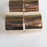 Hammered Bronze Napkin Rings