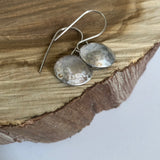 Domed Sterling Silver Earrings