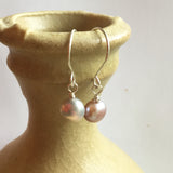 Mauve Pearl Earrings