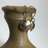 Domed Sterling Silver Earrings