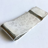 Hammered Sterling Silver Money Clip